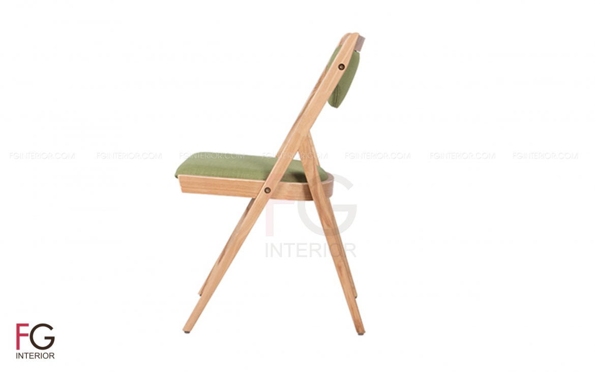 Ghế gỗ cafe đệm nỉ SENSI