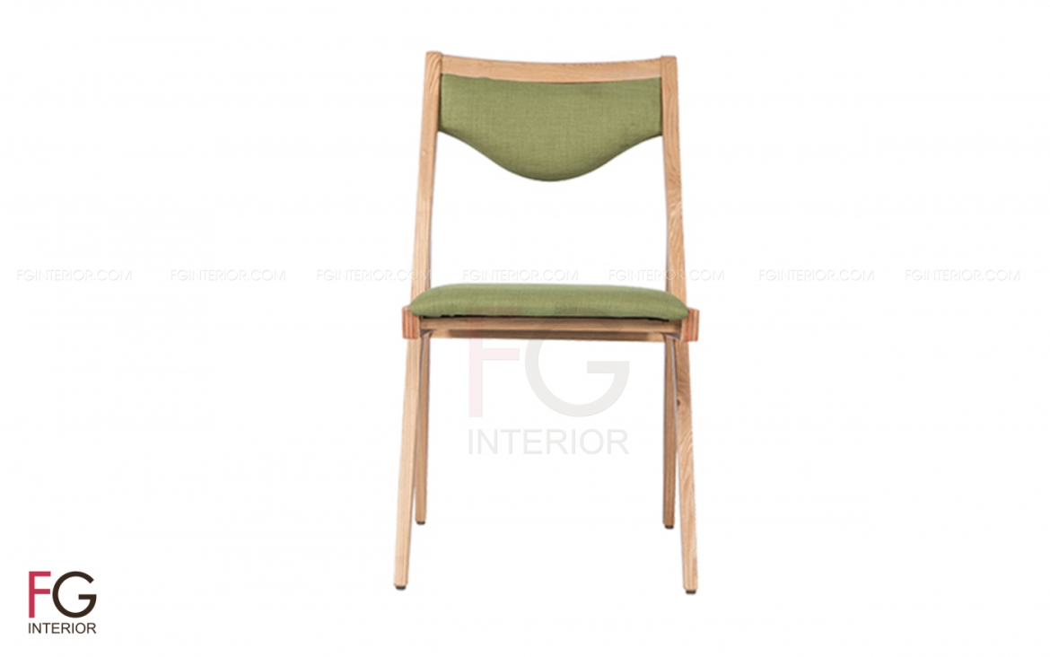 Ghế gỗ cafe đệm nỉ SENSI