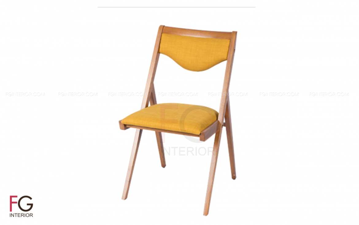 Ghế gỗ cafe đệm nỉ SENSI