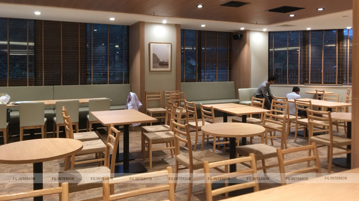 Phong cách thiết kế nội thất tối giản tại nhà hàng Roygent Parks 