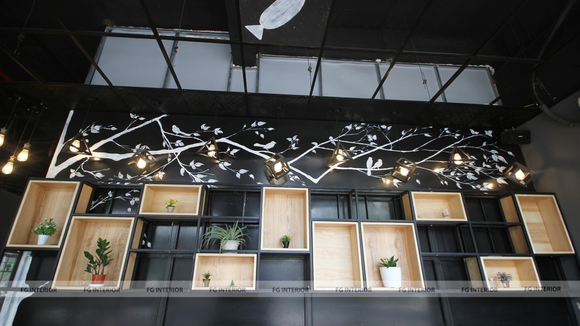 Ung dung nhâm nhi cafe và ngắm cảnh tại The Cafein - chung cư N04 Thành Thái