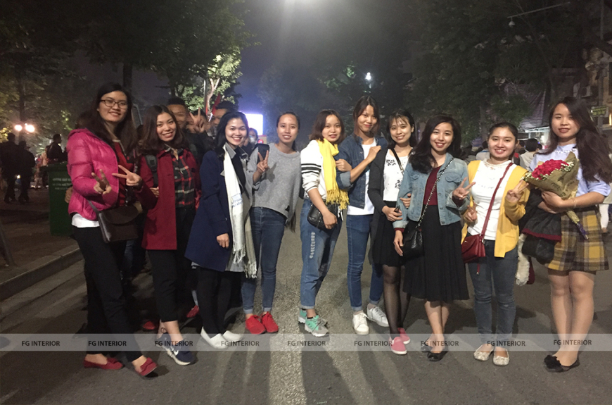 FG team cùng chung vui phố đi bộ Hà Nội (2017)