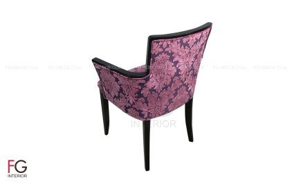 Ghế gỗ cafe có tay ROSE 1