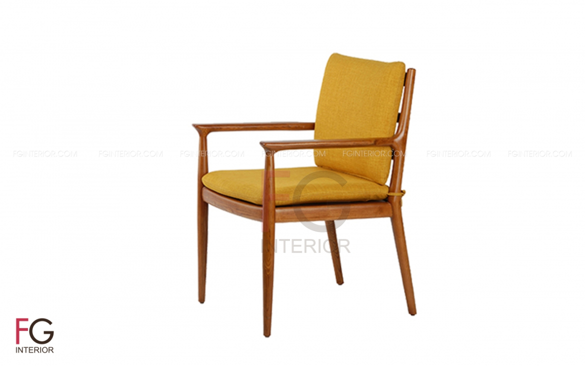 Ghế gỗ cafe có tay RIP