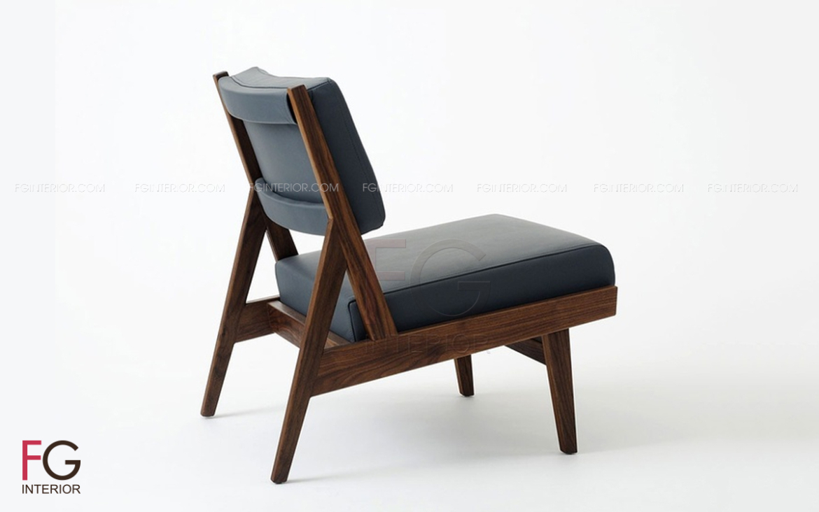 Sofa gỗ đệm nỉ cafe OMO