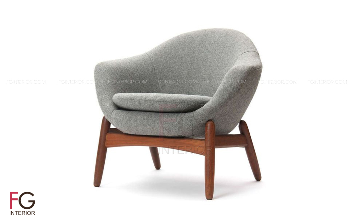 Sofa gỗ đệm nỉ cafe SAFO