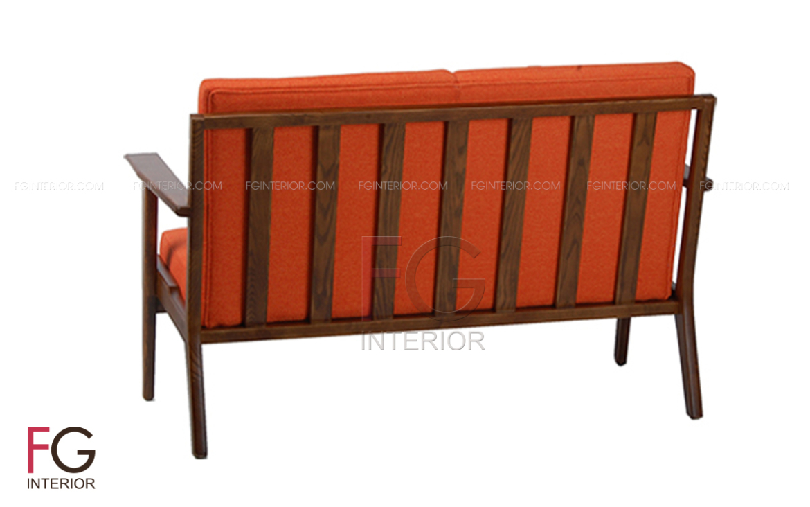 Sofa gỗ nệm cafe VIKEN