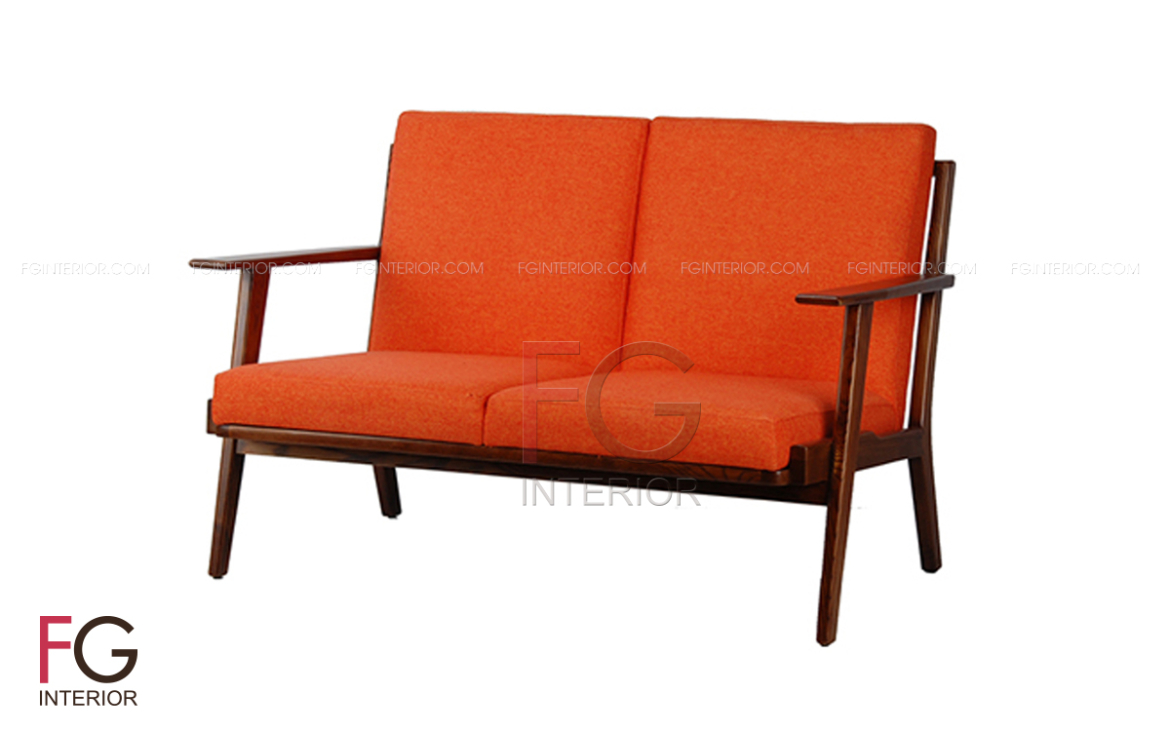 Sofa gỗ nệm cafe VIKEN