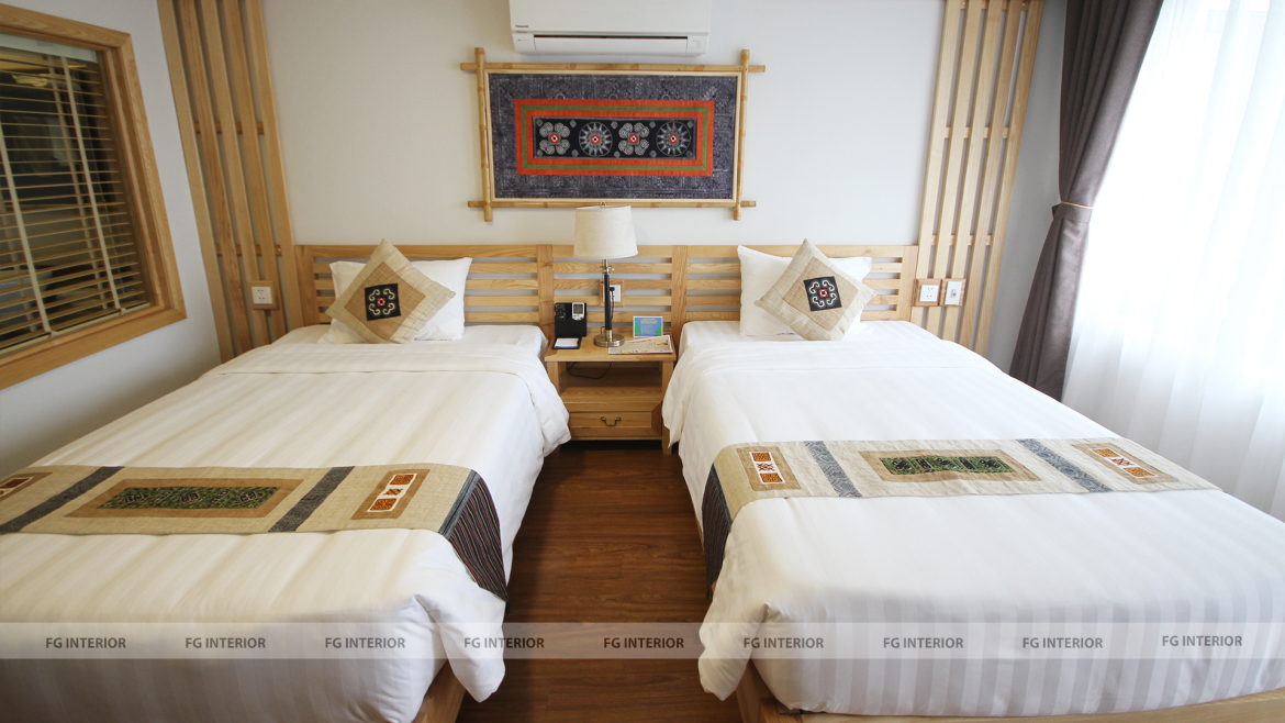 Vẻ đẹp sang trọng lộng lẫy tòa nhà khách sạn cao nguyên Sapa