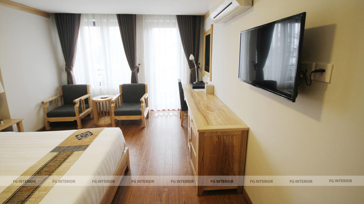 Vẻ đẹp sang trọng lộng lẫy tòa nhà khách sạn cao nguyên Sapa