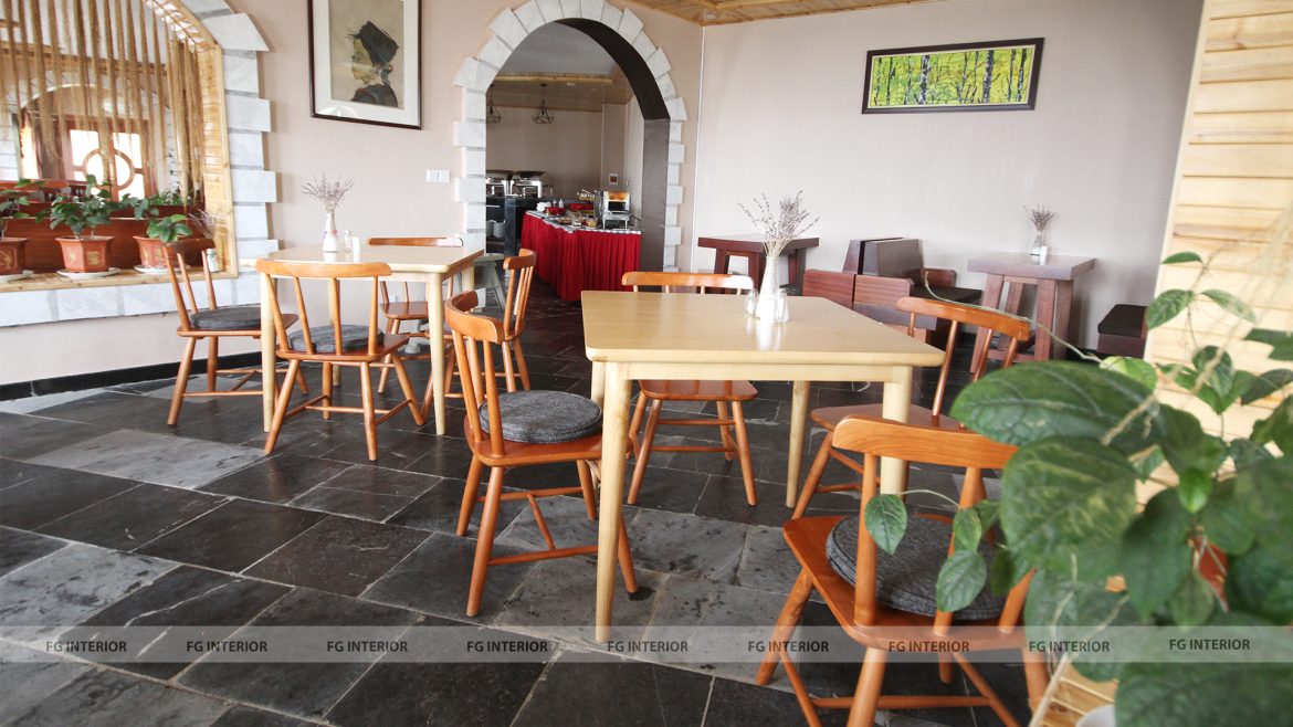 Ấn tượng với không gian lịch thiệp sang trọng tại nhà hàng Âu - khu nghỉ dưỡng cao nguyên Sapa