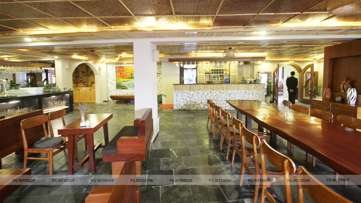 Ấn tượng với không gian lịch thiệp sang trọng tại nhà hàng Âu - khu nghỉ dưỡng cao nguyên Sapa