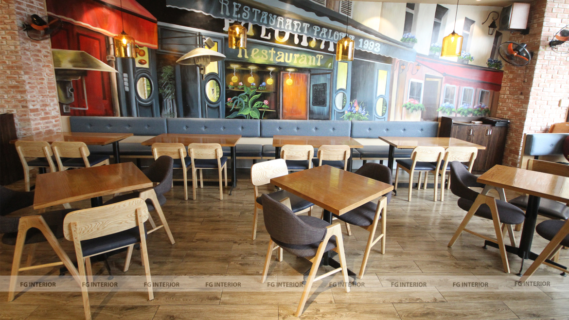 Nhà hàng Paloma Vincom Bà Triệu thay màu áo mới sang trọng