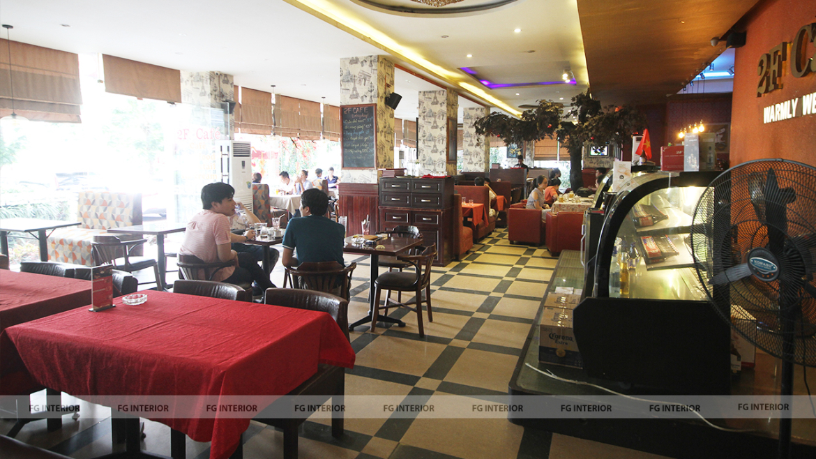 2F cafe - Không gian nội thất sang trọng
