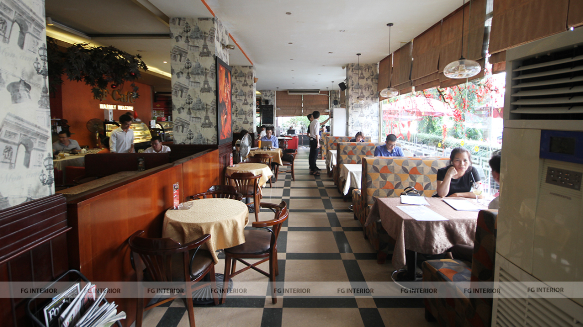 2F cafe - Không gian nội thất sang trọng