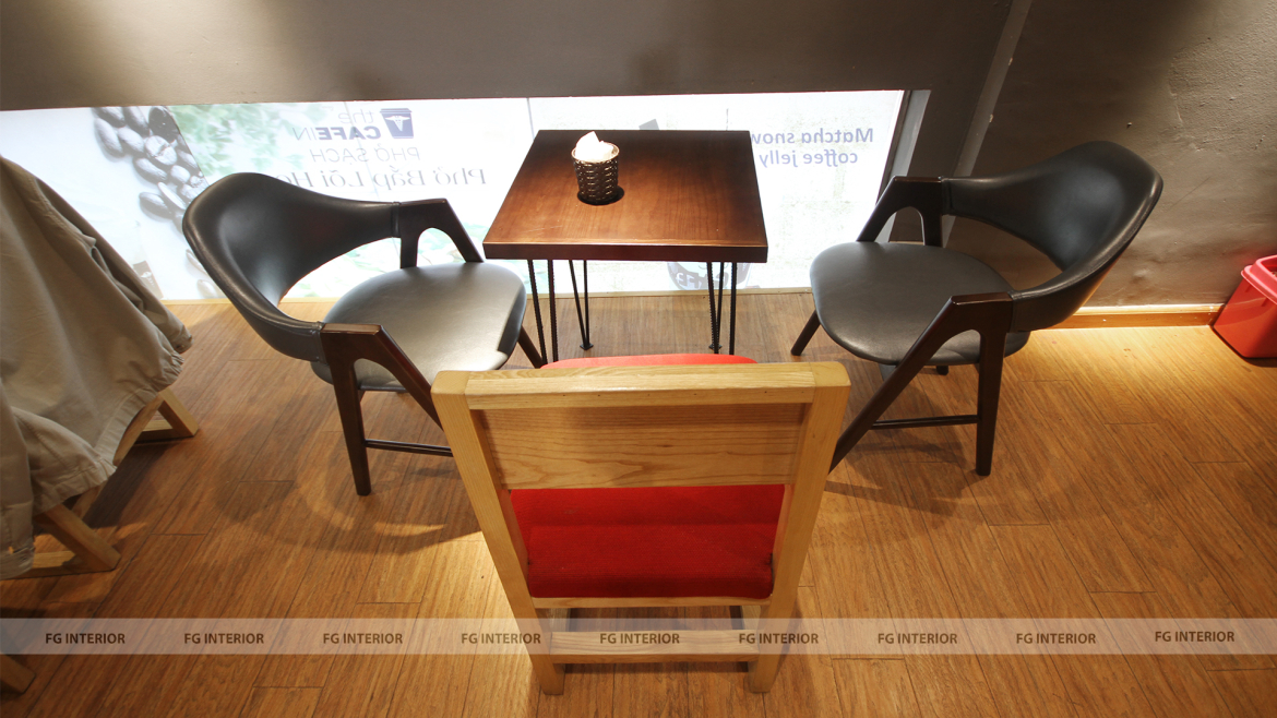 Phong cách thiết kế nội thất hiện đại Á Đông tại The cafein 17T11 Nguyễn Thị Định