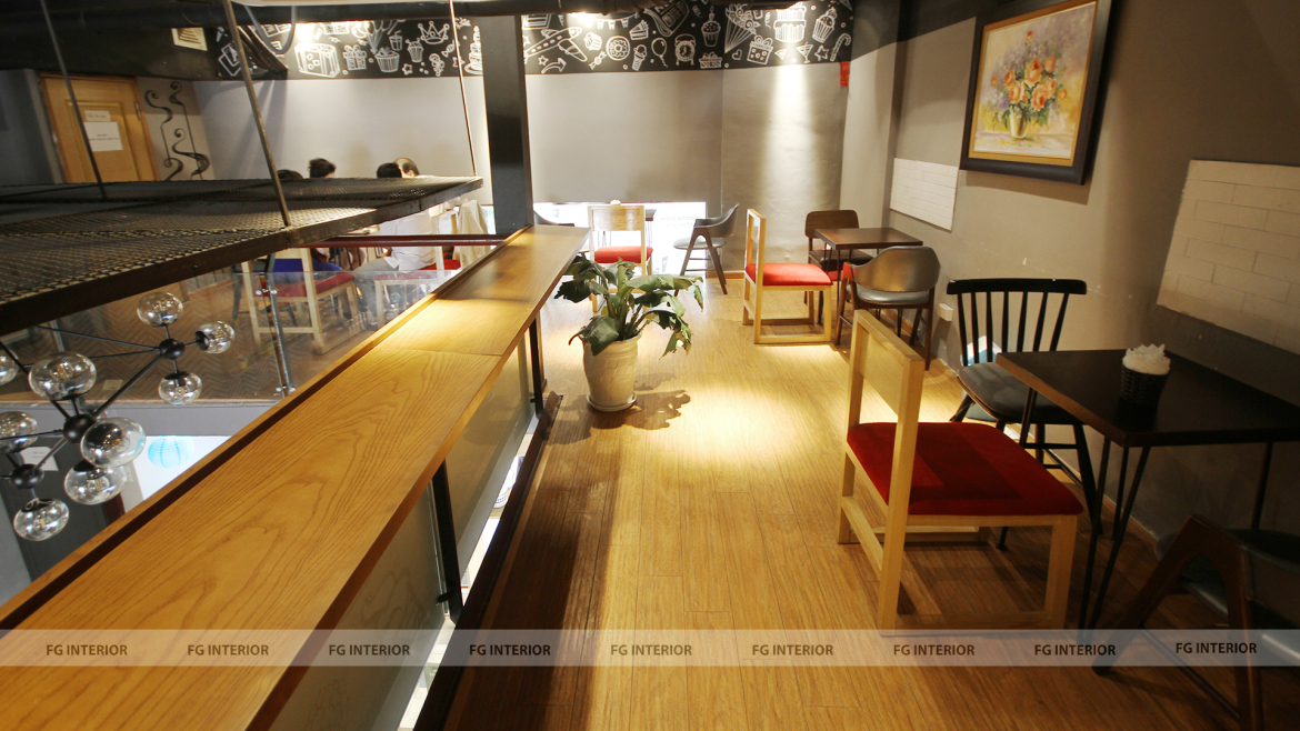 Phong cách thiết kế nội thất hiện đại Á Đông tại The cafein 17T11 Nguyễn Thị Định