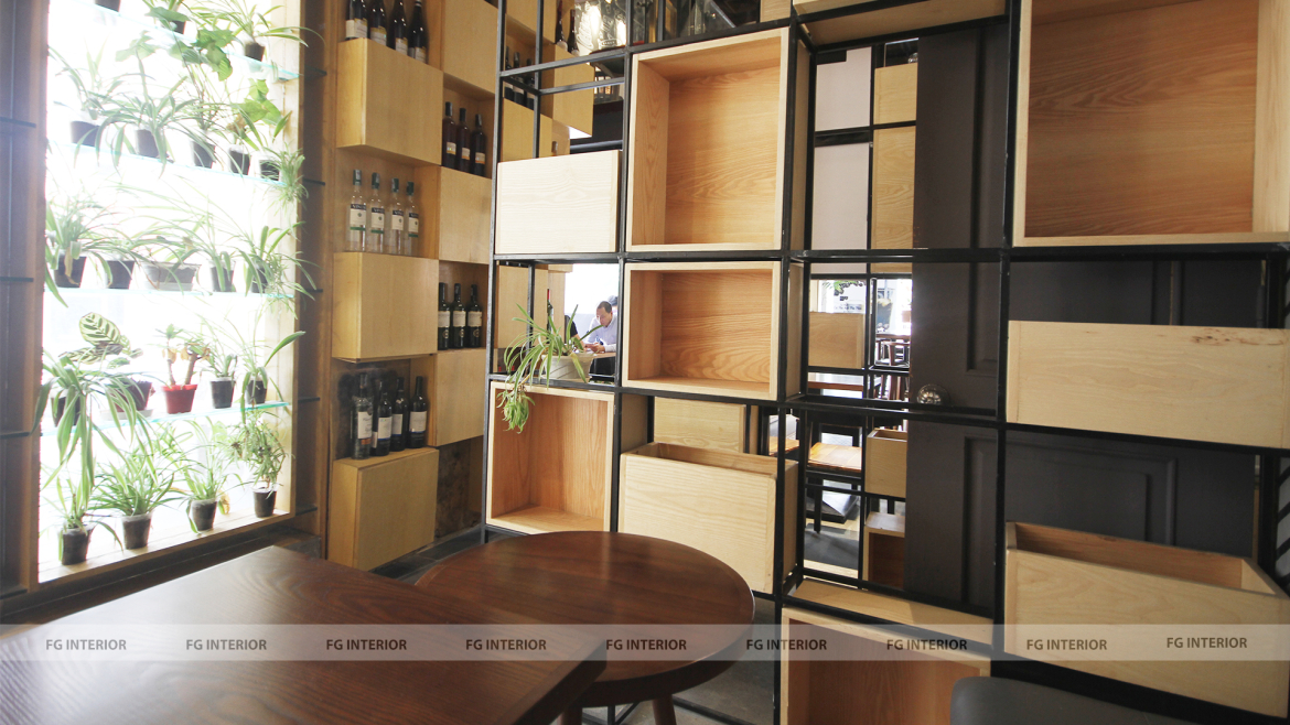 Phong cách thiết kế nội thất hiện đại Á Đông tại The cafein 17T11 Nguyễn Thị Định