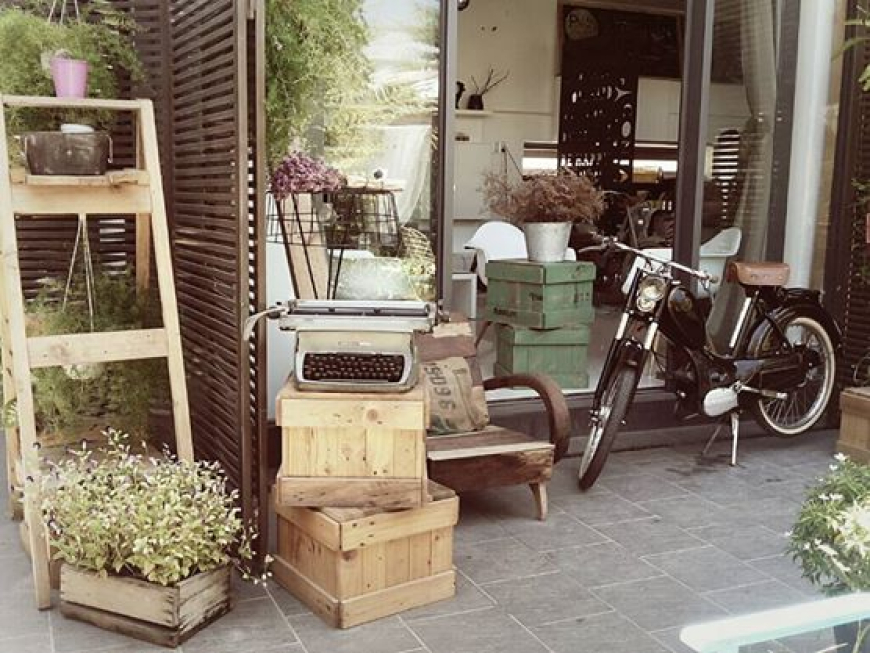 Vintage trong thiết kế nội thất quán cafe