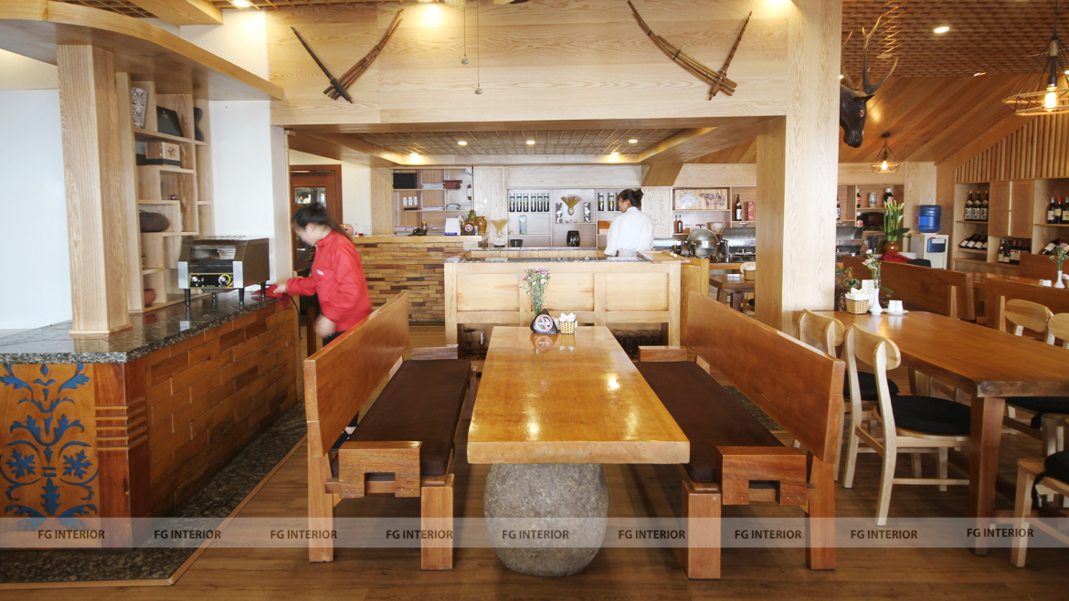 Vẻ đẹp sang trọng lấp lánh tại nhà hàng Sunny mountain