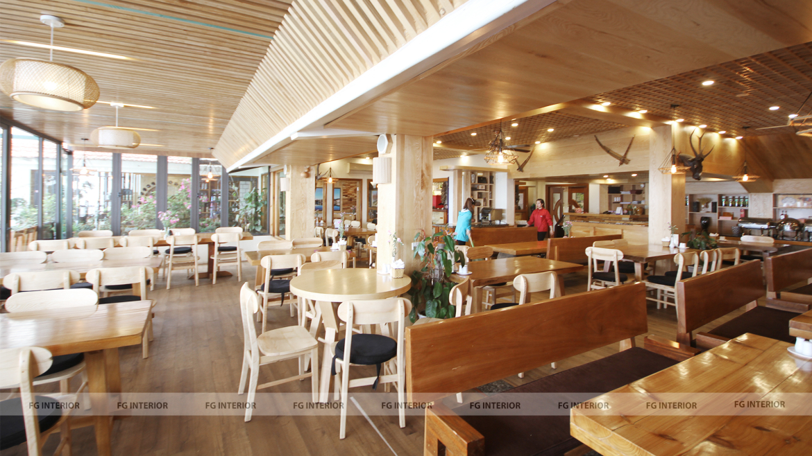 Vẻ đẹp sang trọng lấp lánh tại nhà hàng Sunny mountain