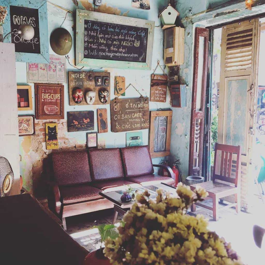 Trở về ngày xưa với quán cafe vintage