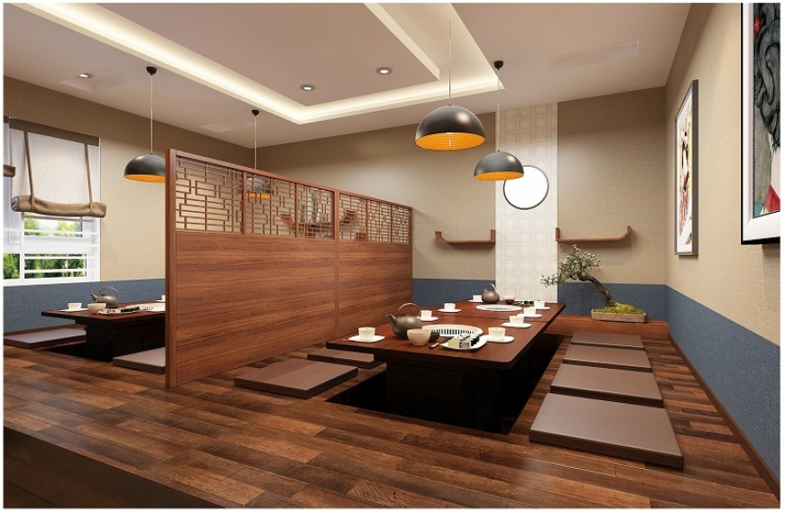 Thiết kế nội thất nhà hàng phong cách Nhật Bản có gì đặc biệt?