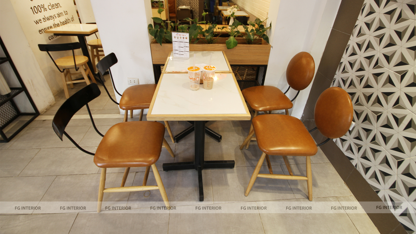 Những mẫu bàn ghế cafe phong cách hiện đại đang được yêu thích